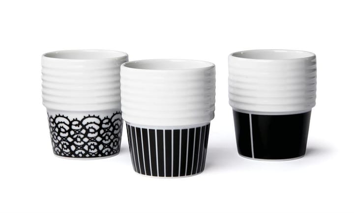 Caneca Filippa K 2 un., ponta preta conjunto de 2 Rörstrand