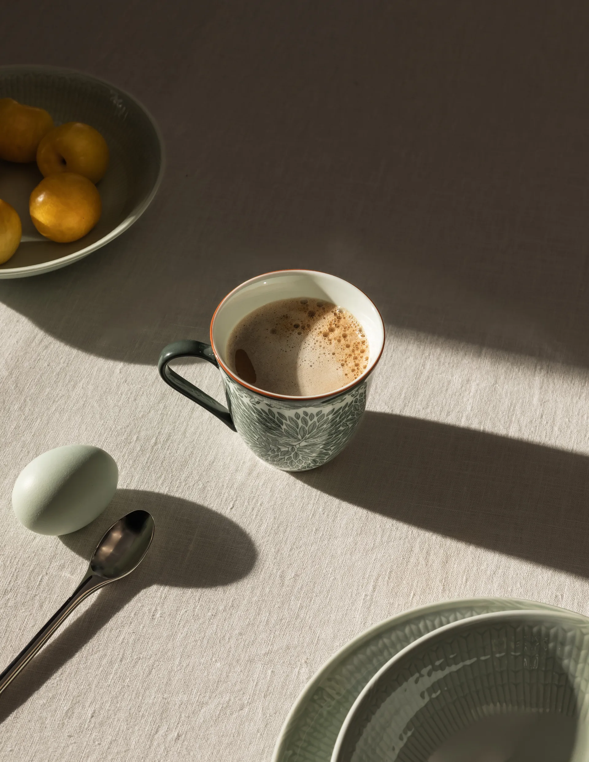 Caneca Ostindia Floris 30 cl, Verde
 Rörstrand