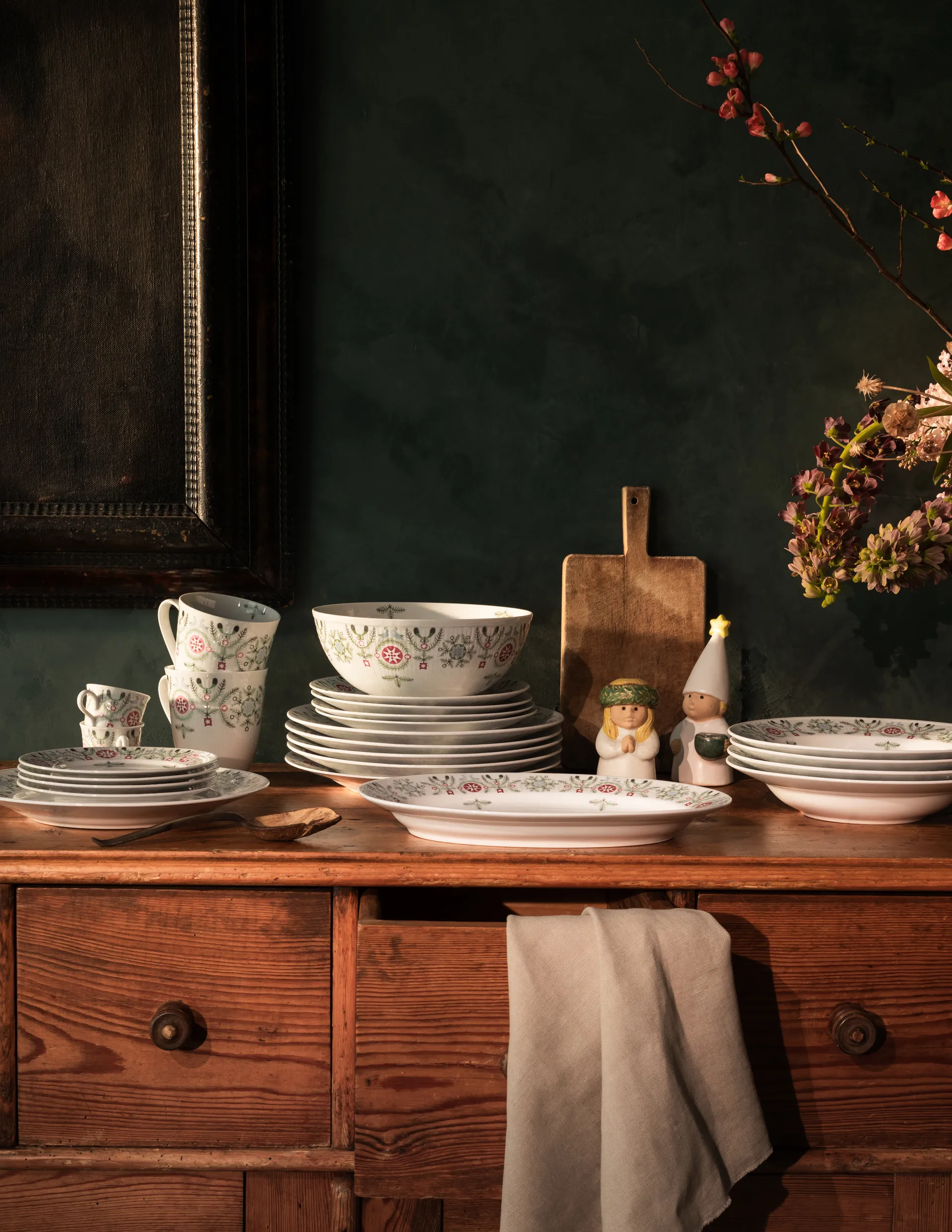 Caneca Swedish Grace Winter 50 cl, Branco  Rörstrand