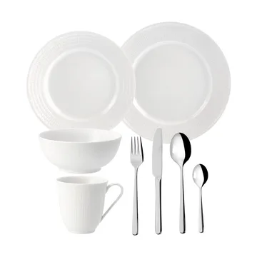 Conjunto inicial Swedish Grace & Polar - Neve (branco) - Rörstrand