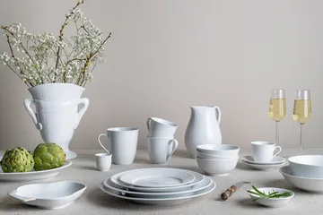 Conjunto inicial Swedish Grace & Polar - Neve (branco) - Rörstrand