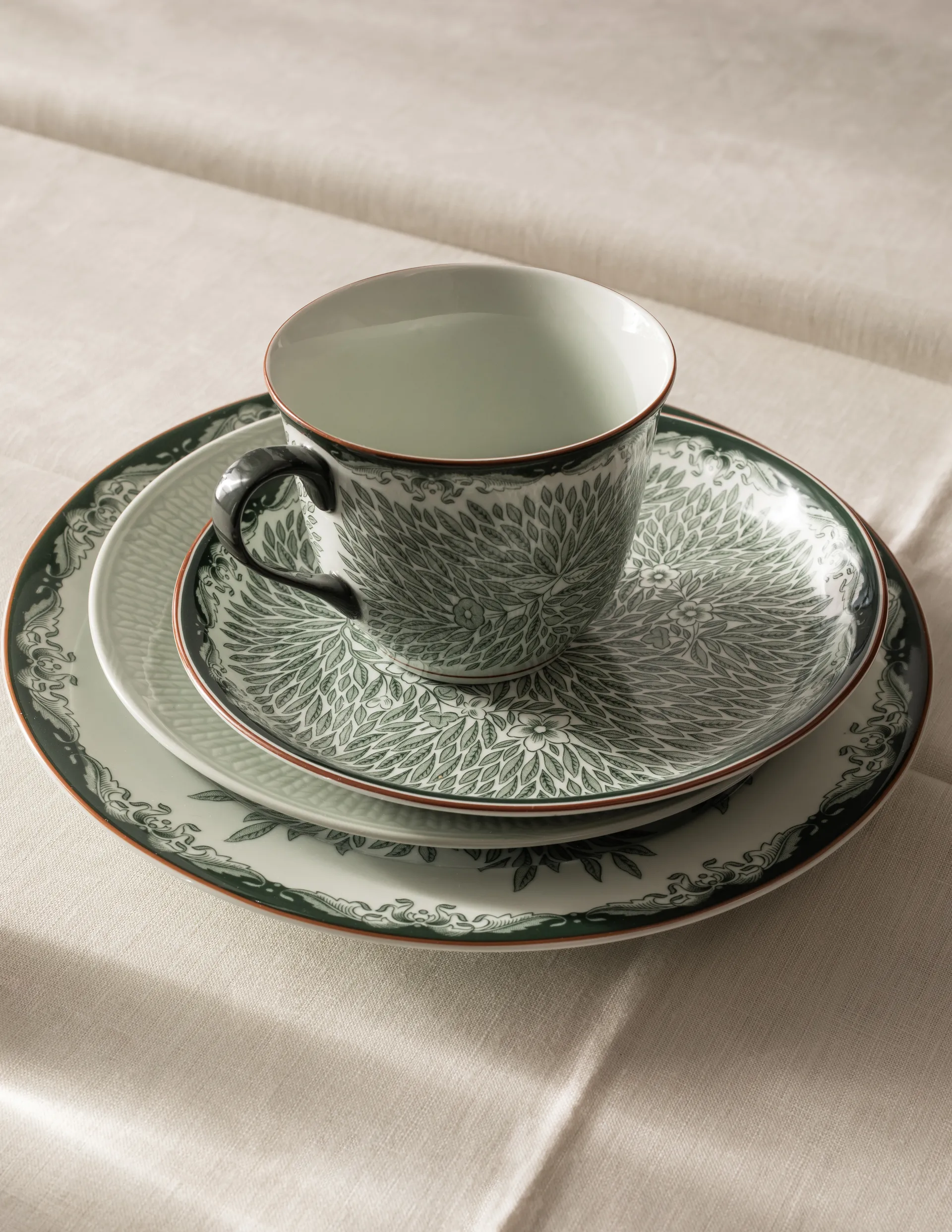 Ostindia Floris prato pequeno Ø16 cm, Verde Rörstrand