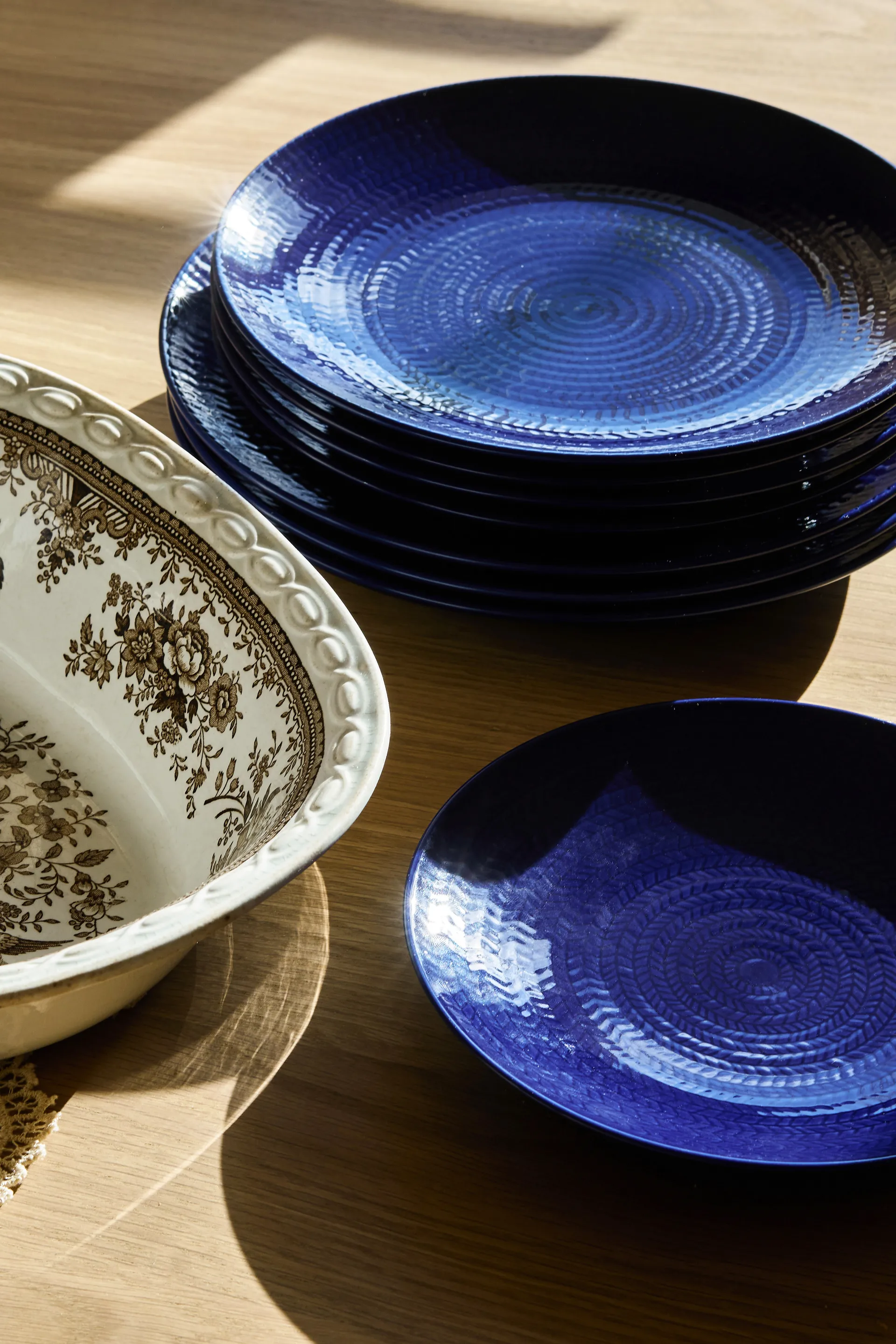 Prato Blå eld, Azul, 26 cm Rörstrand