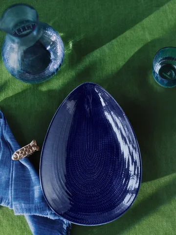 Prato de servir Blå eld - Azul, 20x29 cm - Rörstrand