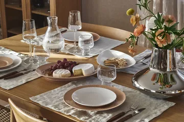 Prato de servir Blå eld - Branco, 20x29 cm - Rörstrand