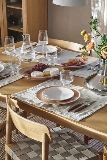 Prato de servir Blå eld - Branco, 24x35 cm - Rörstrand