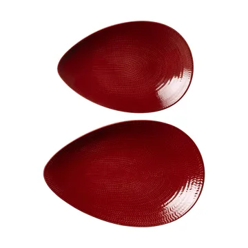 Prato de servir Blå eld - Vermelho, 20x29 cm - Rörstrand