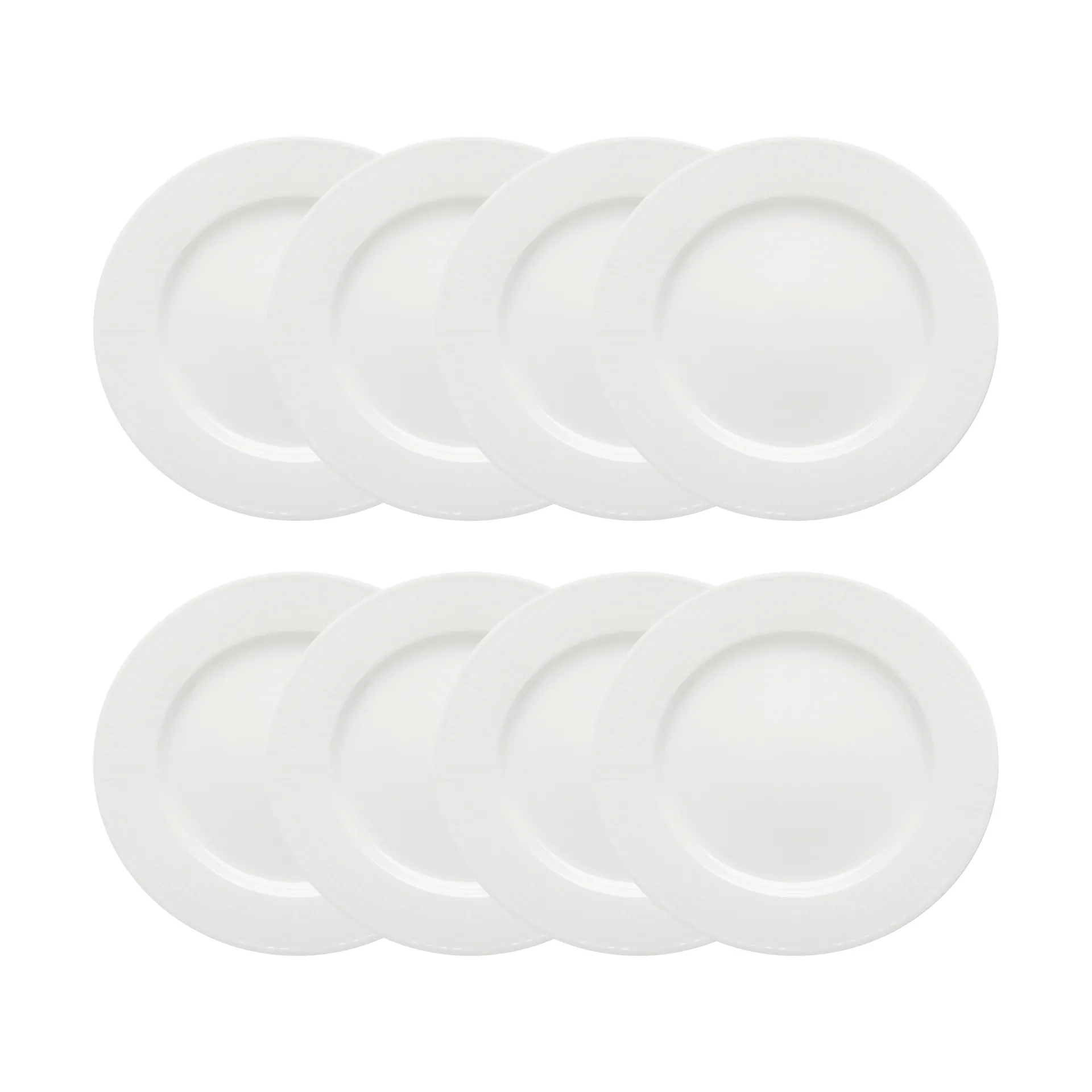 Prato de sobremesa Swedish Grace Ø17 cm embalagem de 8 - Neve (branco),  Rörstrand