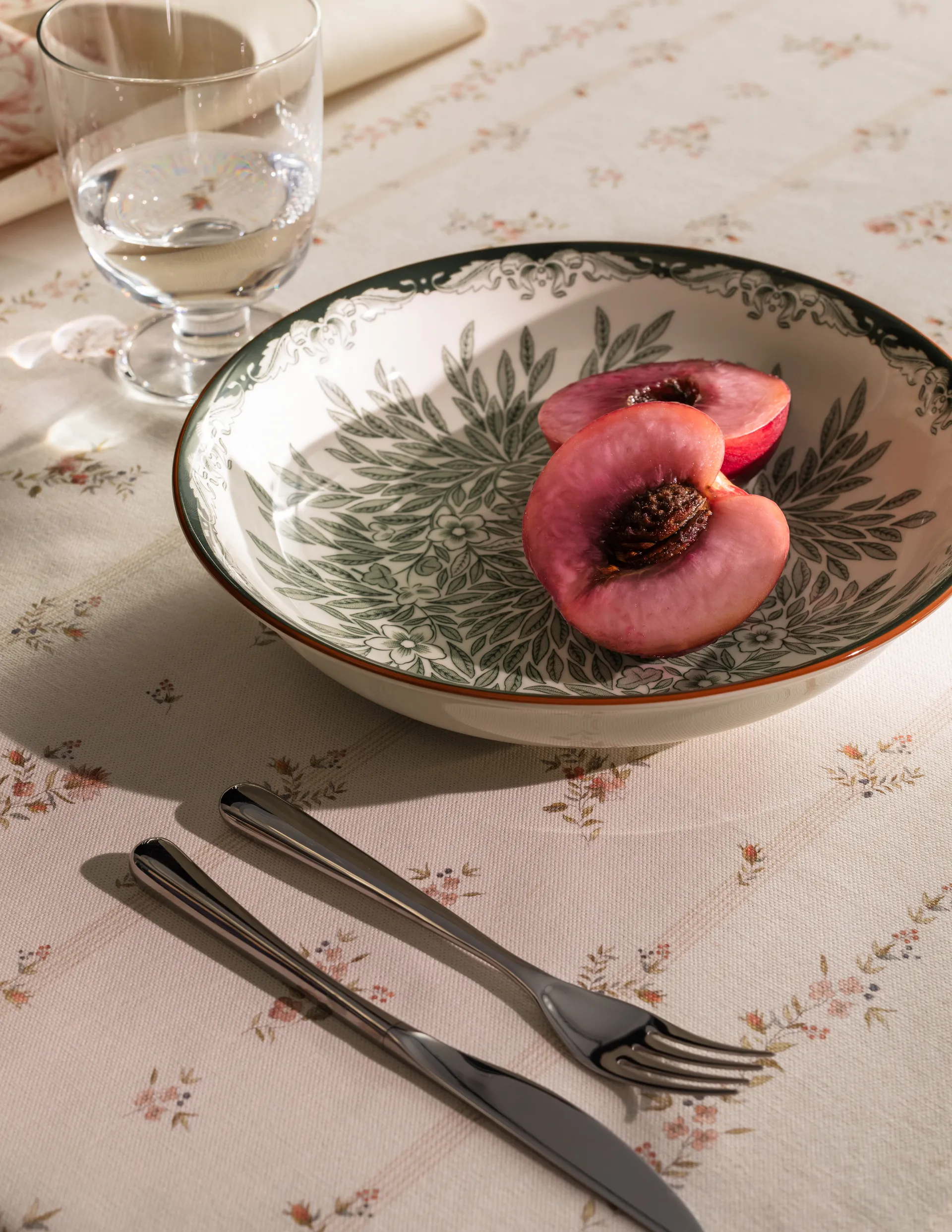 Prato fundo Ostindia Floris Ø22 cm, Verde
 Rörstrand