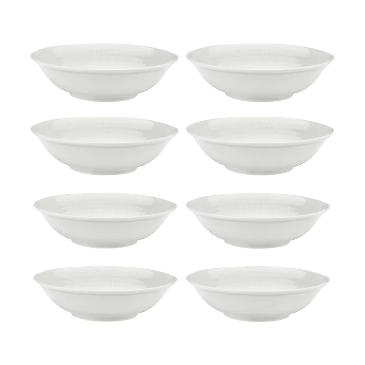 Prato fundo Swedish Grace Ø19 cm embalagem de 8 - Neve (branco) - Rörstrand