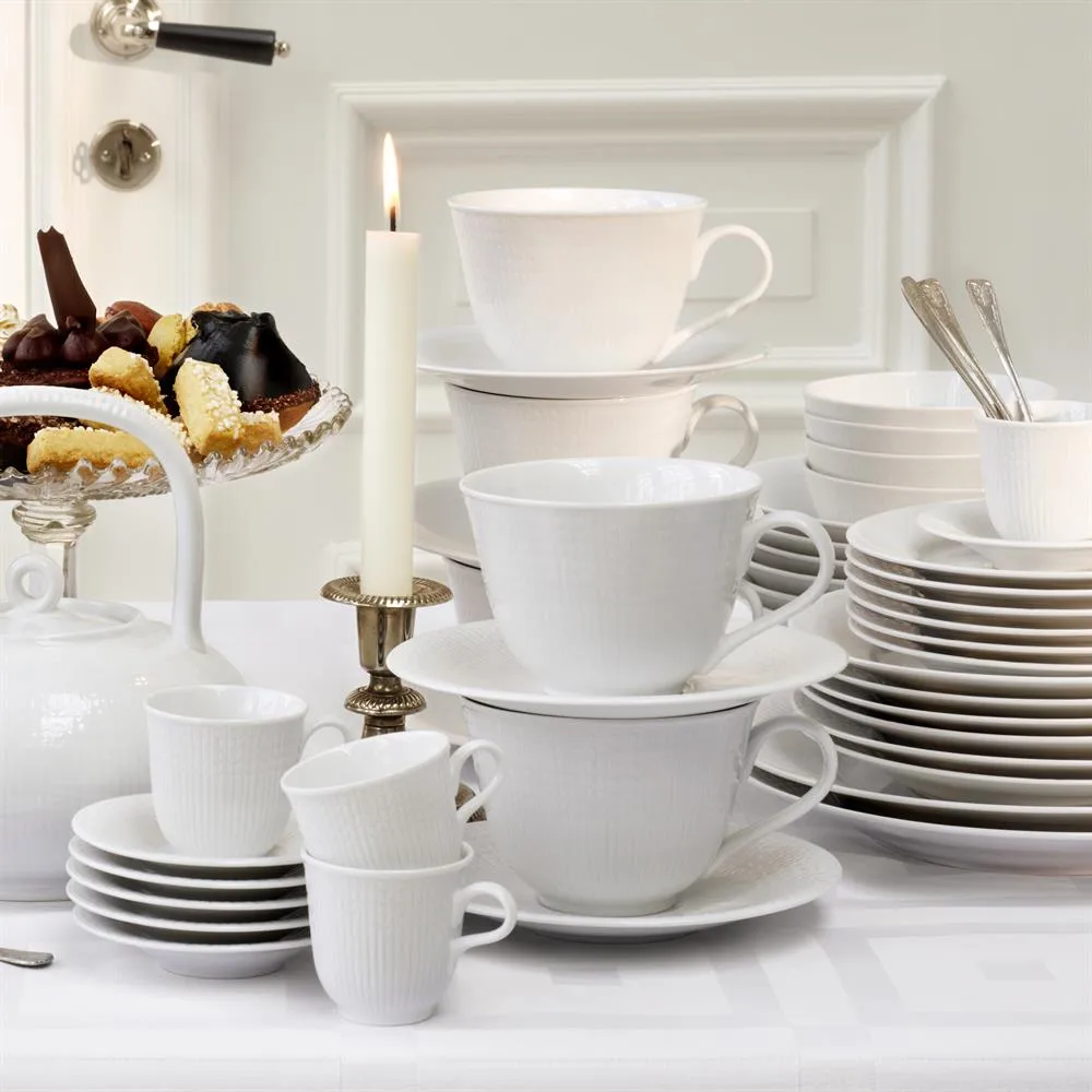 Prato fundo Swedish Grace Ø19 cm, snow (branco) Rörstrand