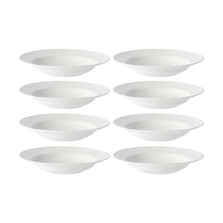 Prato fundo Swedish Grace Ø25 cm embalagem de 8 - Neve (branco) - Rörstrand