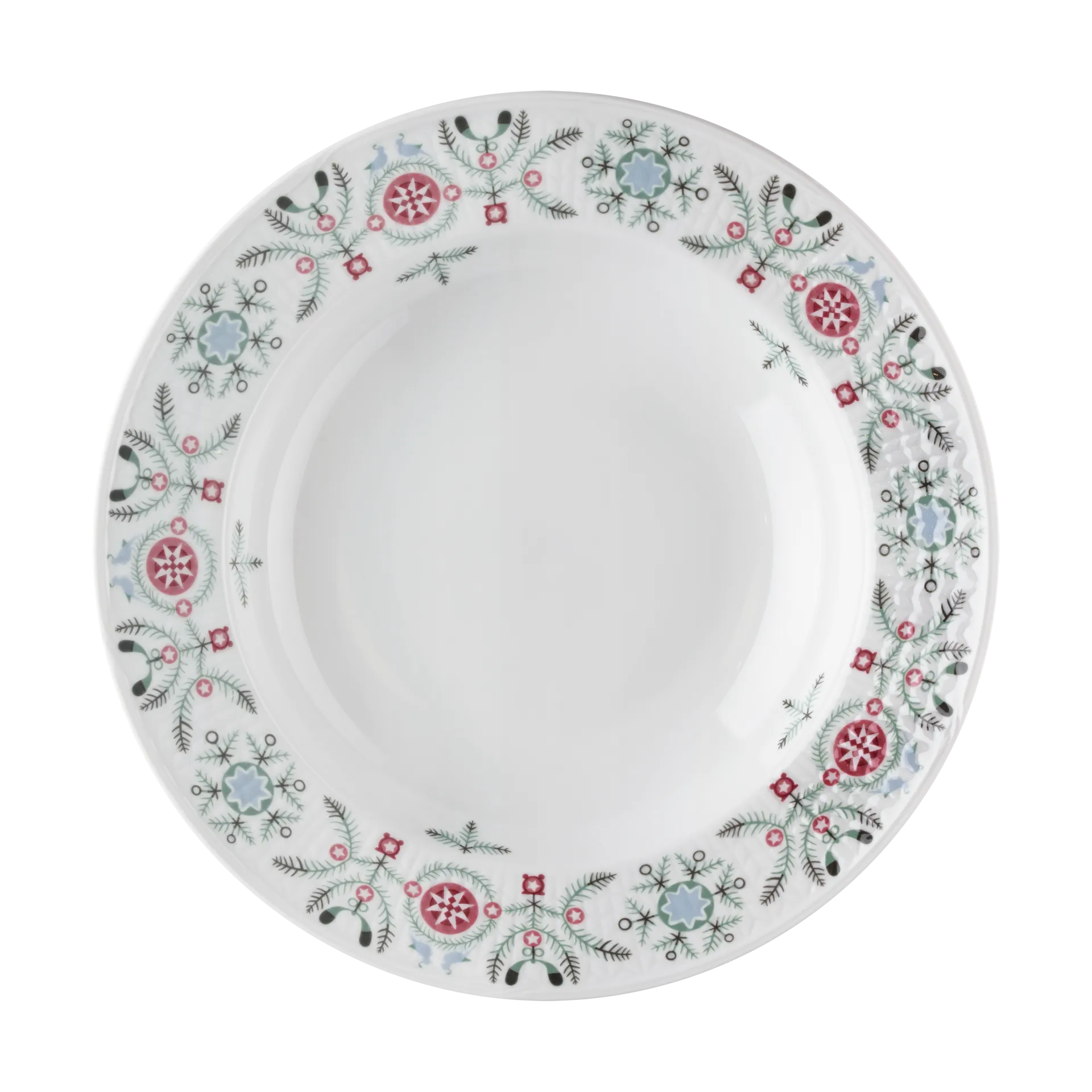 Prato fundo Swedish Grace Winter Ø25 cm, Branco  Rörstrand