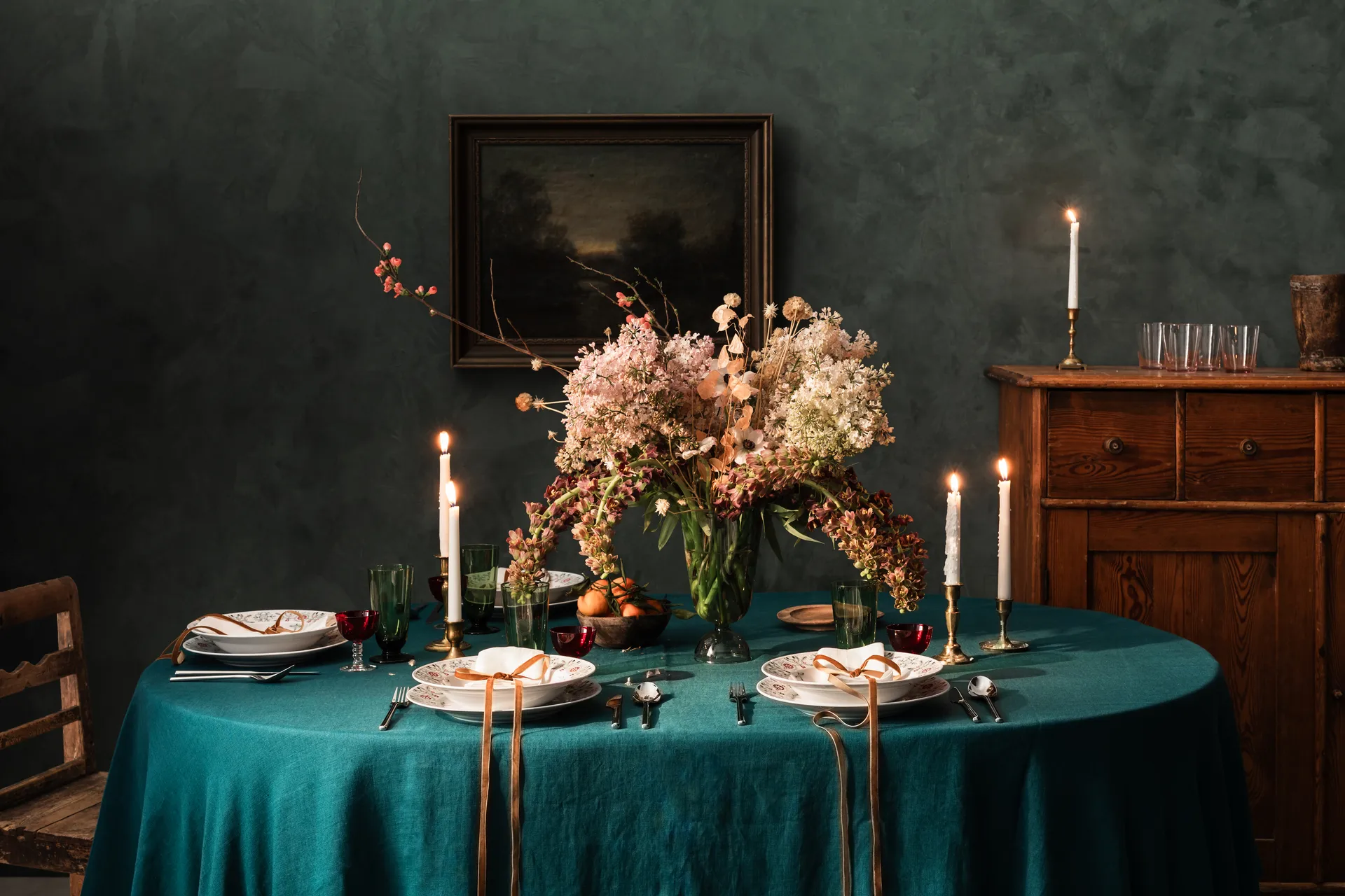 Prato fundo Swedish Grace Winter Ø25 cm, Branco  Rörstrand