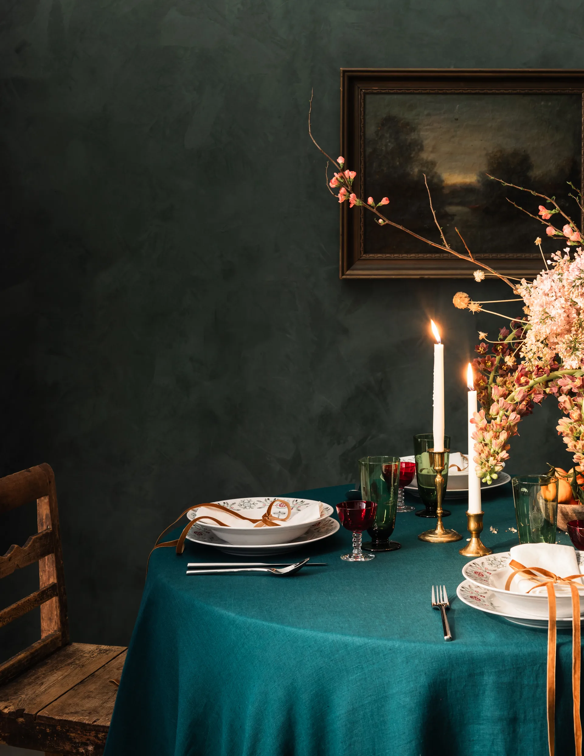 Prato fundo Swedish Grace Winter Ø25 cm, Branco  Rörstrand