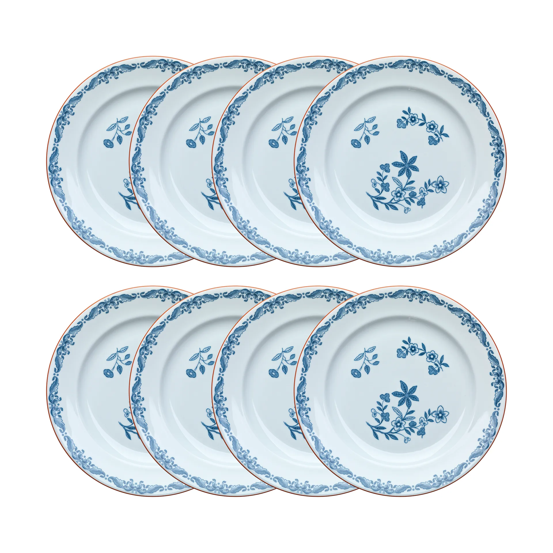 Prato Ostindia Ø21 cm embalagem de 8 – Azul,  Rörstrand