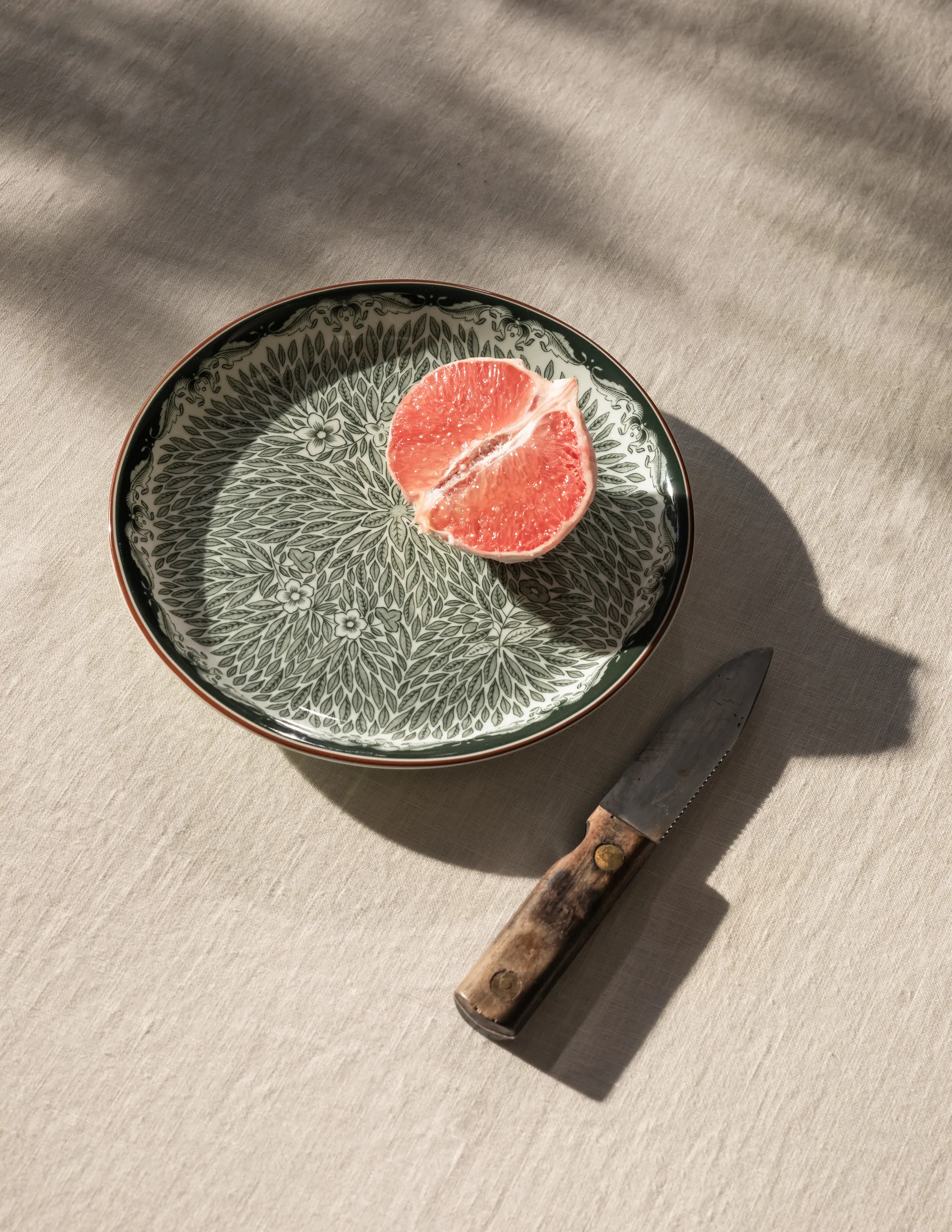 Prato Ostindia Floris Ø20 cm, Verde Rörstrand