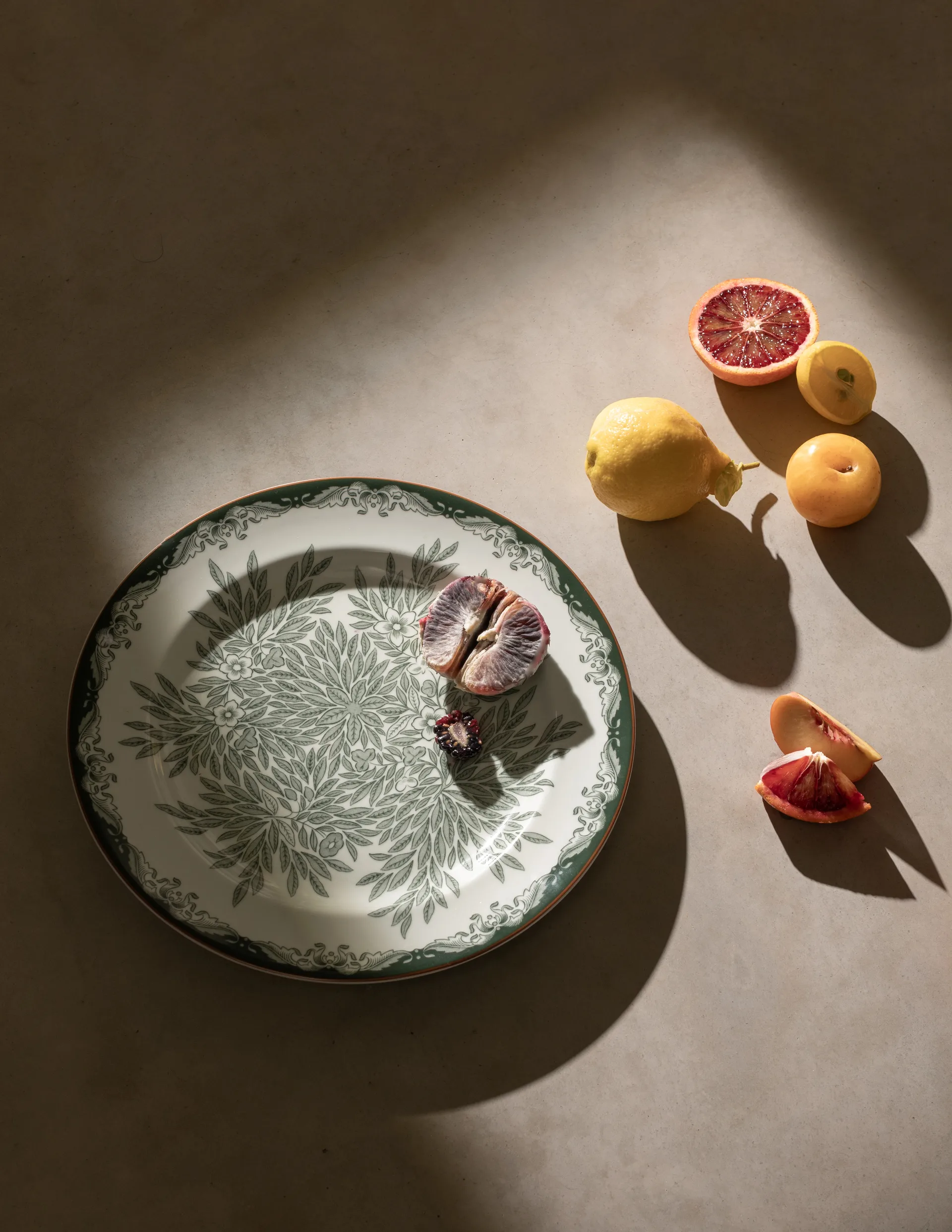 Prato Ostindia Floris Ø27 cm, Verde
 Rörstrand