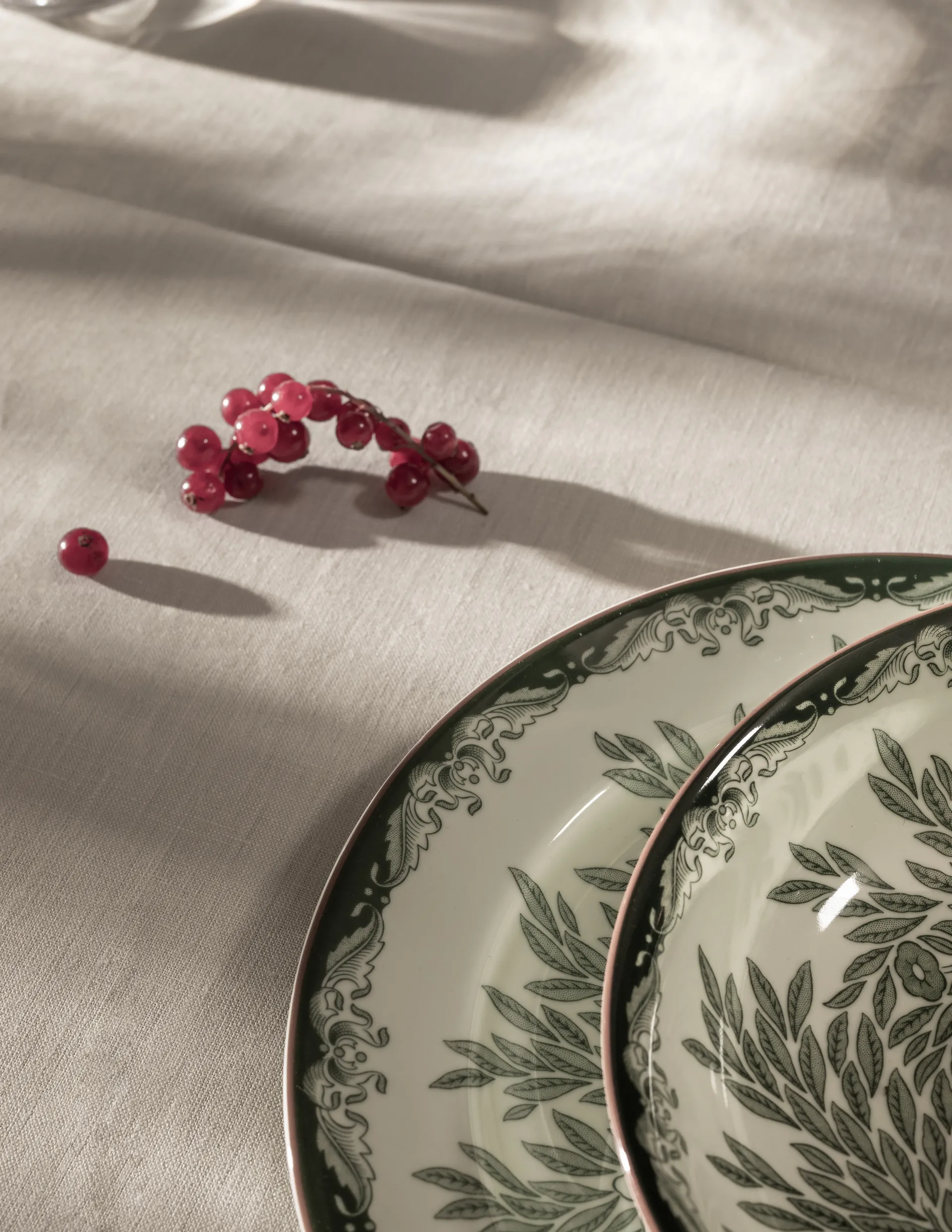 Prato Ostindia Floris Ø27 cm, Verde
 Rörstrand