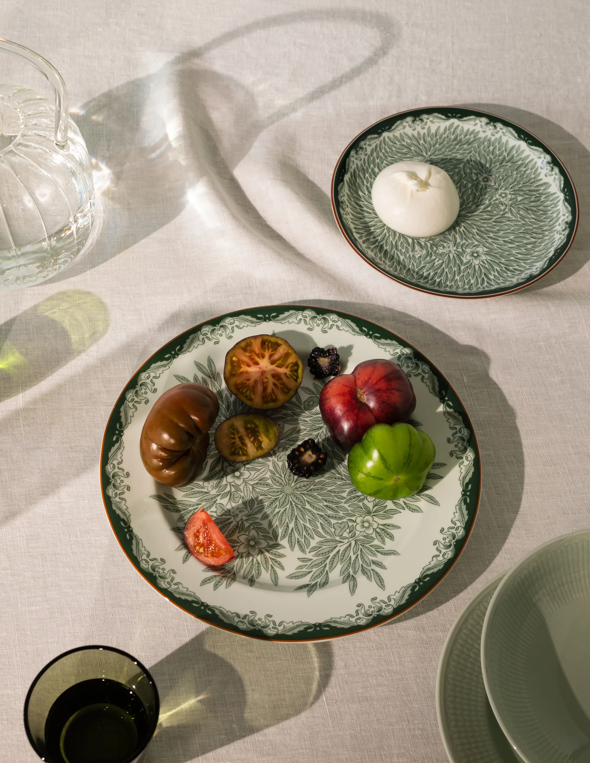 Prato Ostindia Floris Ø27 cm, Verde
 Rörstrand