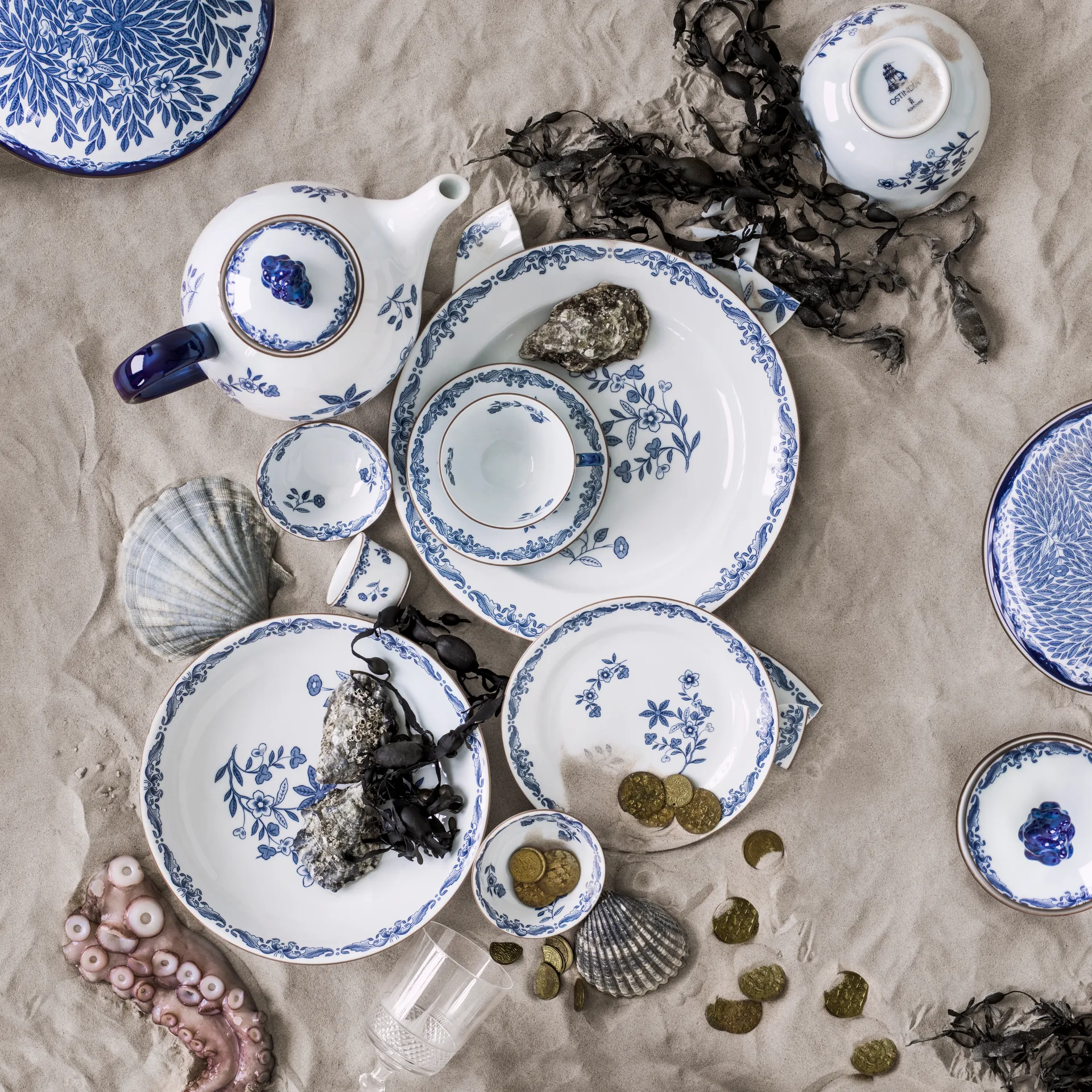 Prato pequeno Ostindia, 18 cm Rörstrand