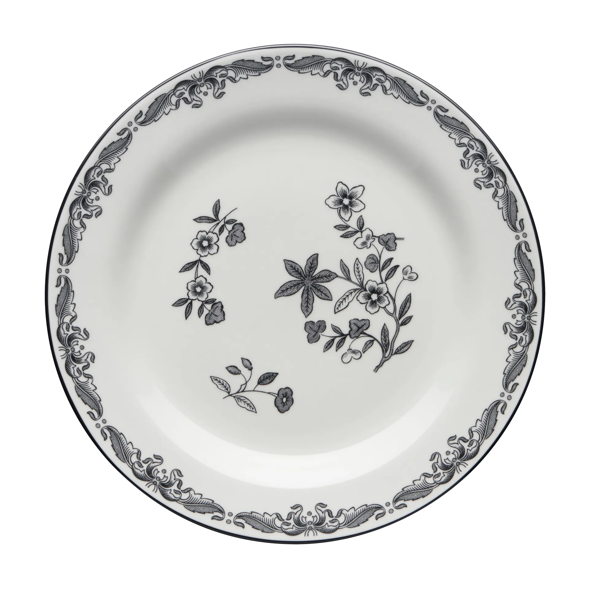 Prato preto Ostindia, Ø21 cm Rörstrand