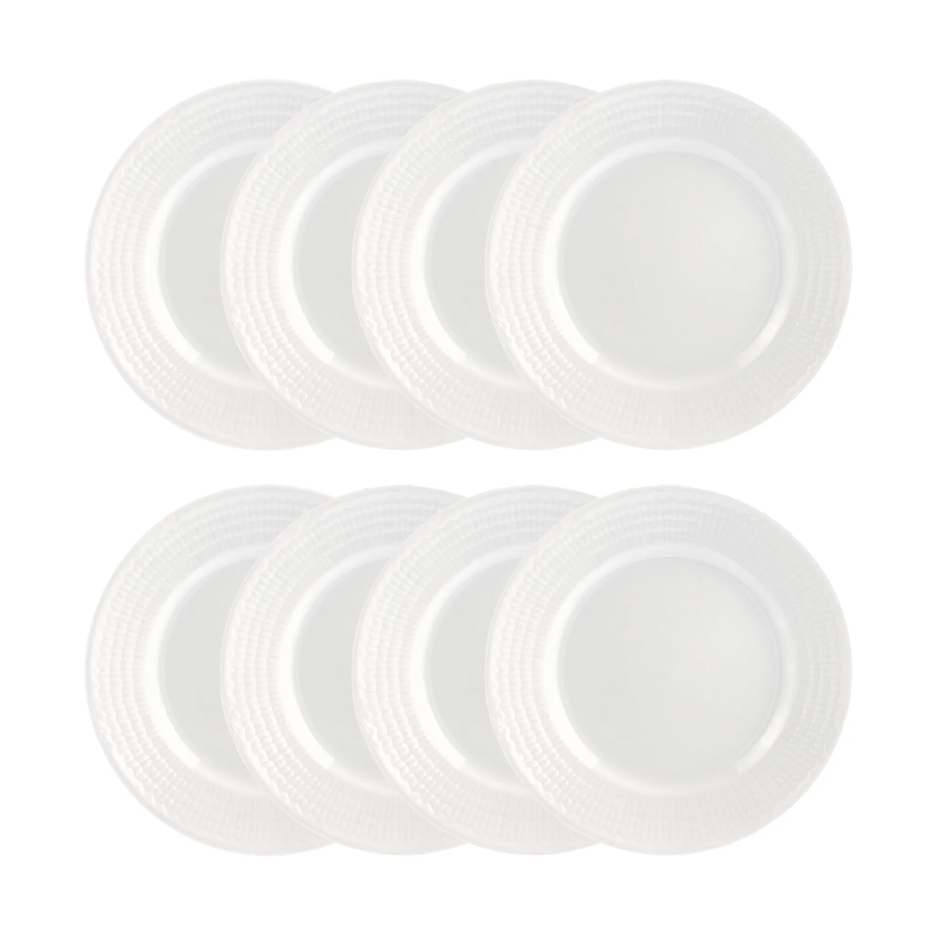 Prato Swedish Grace Ø21 cm embalagem de 8 - Neve (branco),  Rörstrand