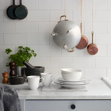 Prato Swedish Grace Ø21 cm embalagem de 8 - Neve (branco) - Rörstrand