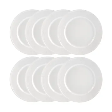 Prato Swedish Grace Ø27 cm embalagem de 8 - Neve (branco) - Rörstrand