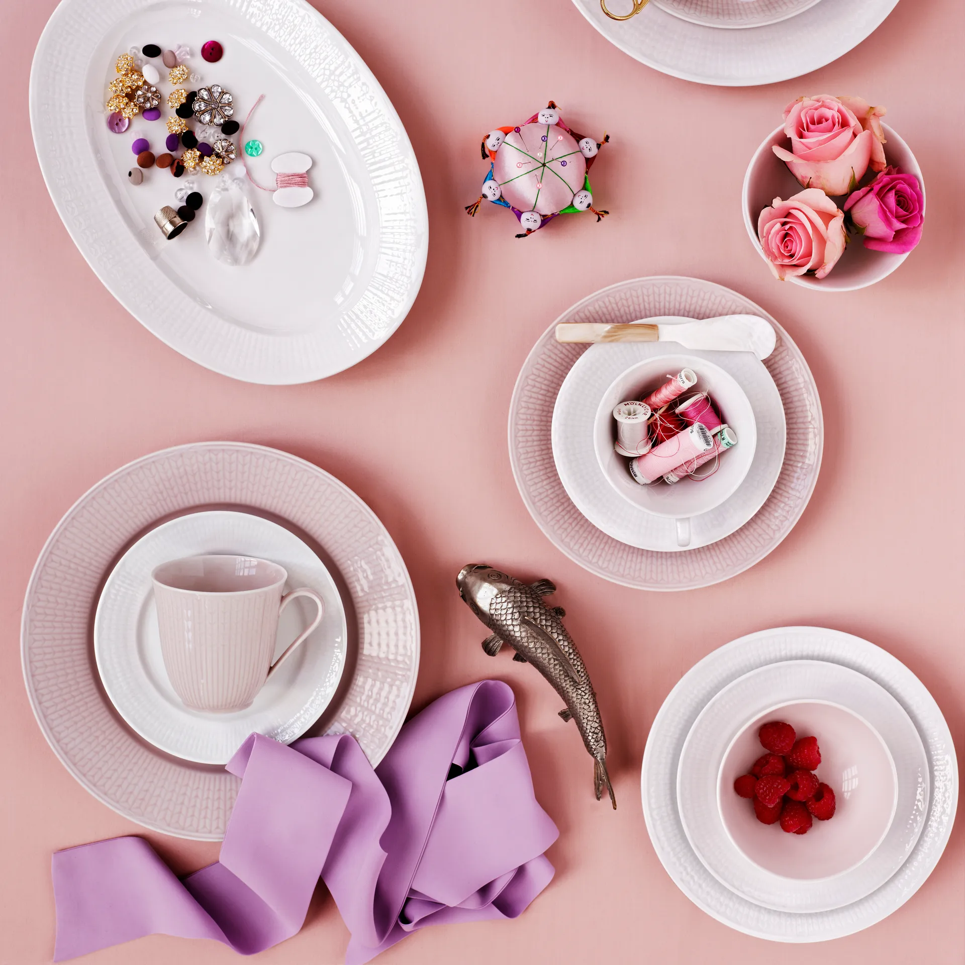 Prato Swedish Grace Ø27 cm, ice (azul claro) Rörstrand