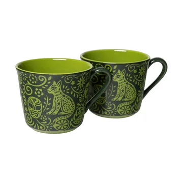 Rörstrand Blossa chávena - Verde, 14 cl, pack de 2 - Rörstrand