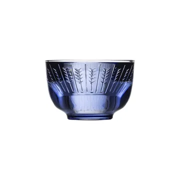 Swedish grace castiçal de vidro - Azul, 9 cm - Rörstrand