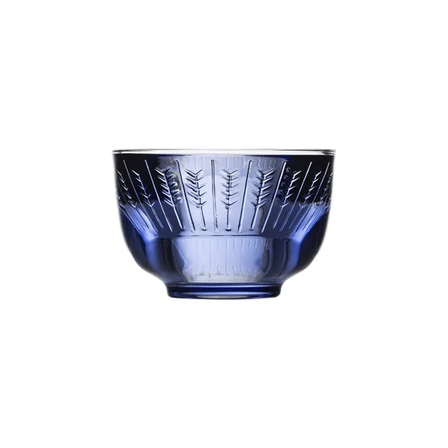 Swedish grace castiçal de vidro - Azul, 9 cm - Rörstrand