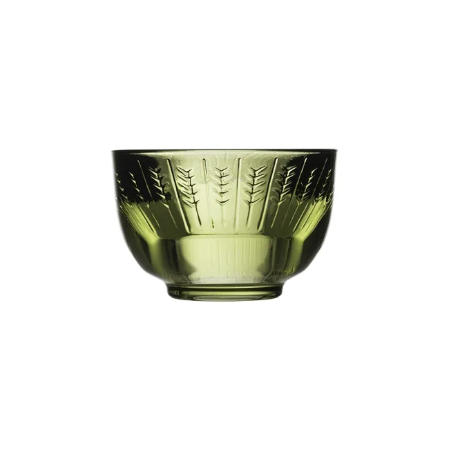 Swedish grace castiçal de vidro - Verde, 9 cm - Rörstrand