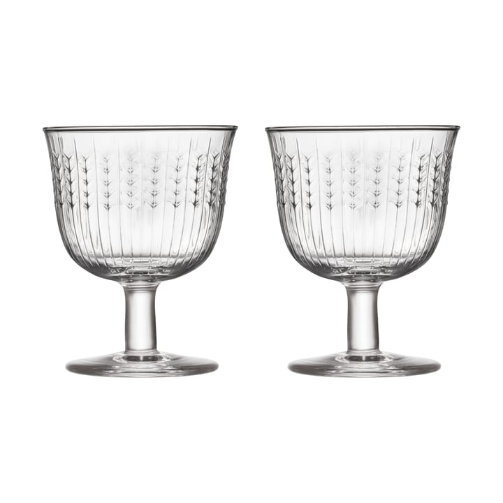 Swedish Grace copo de bebida com pé 25 cl 2 unidades - Claro - Rörstrand