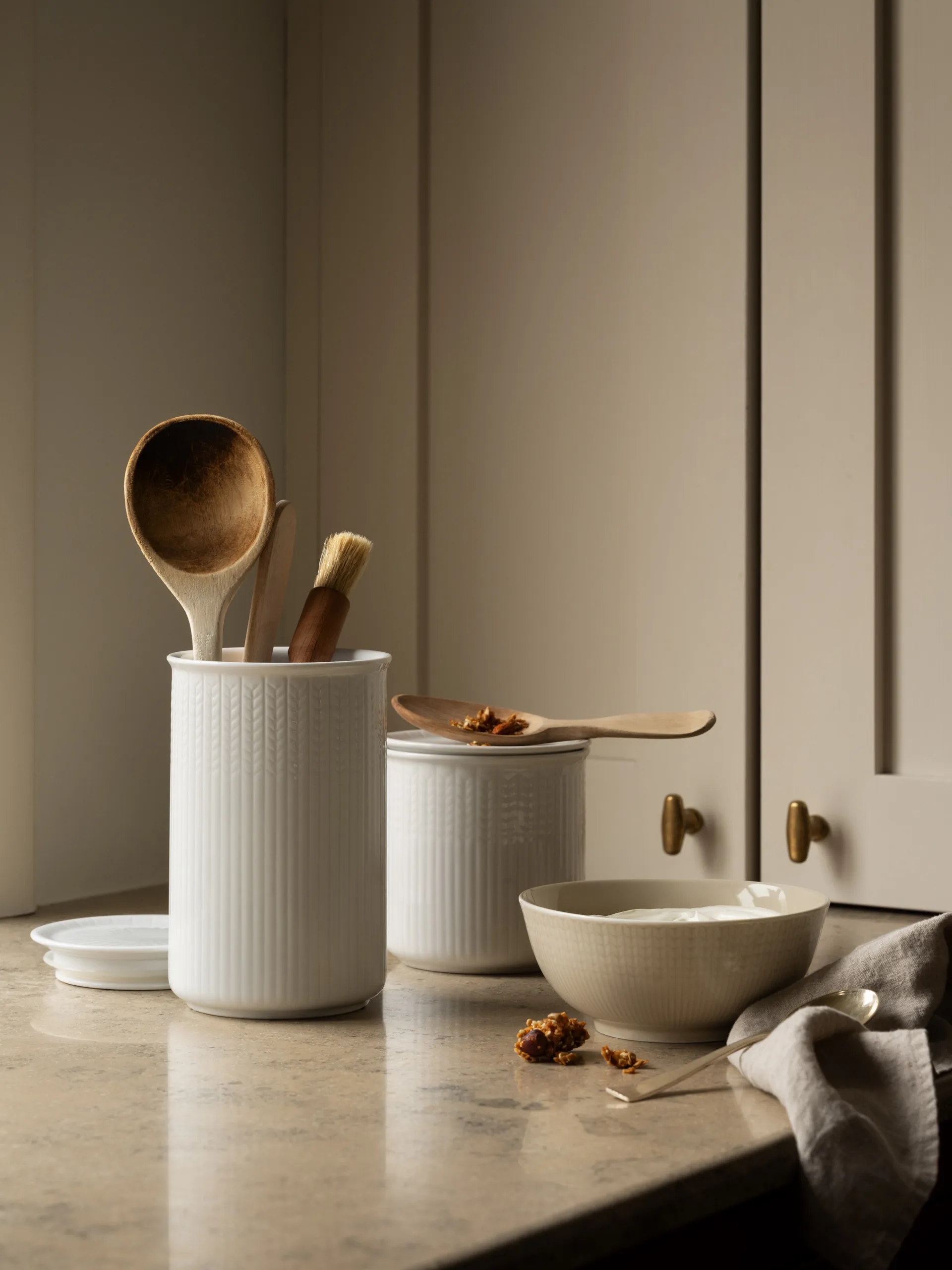 Swedish Grace frasco de armazenamento L 1,3 L, Neve Rörstrand