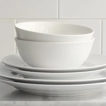 Tigela Swedish Grace 60 cl embalagem de 8 - Neve (branco) - Rörstrand