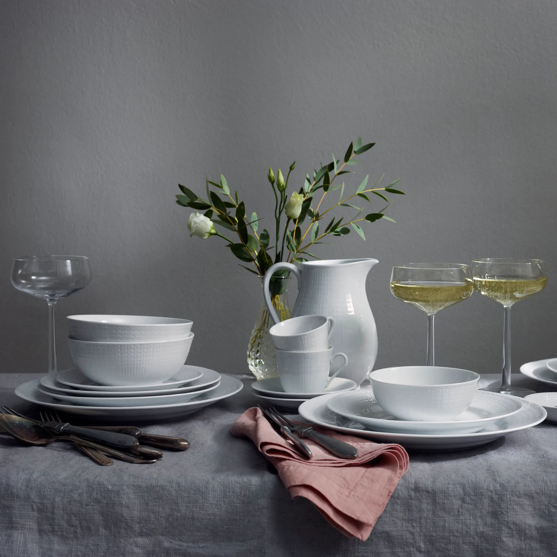 Tigela Swedish Grace bowl 1 l, snow Rörstrand