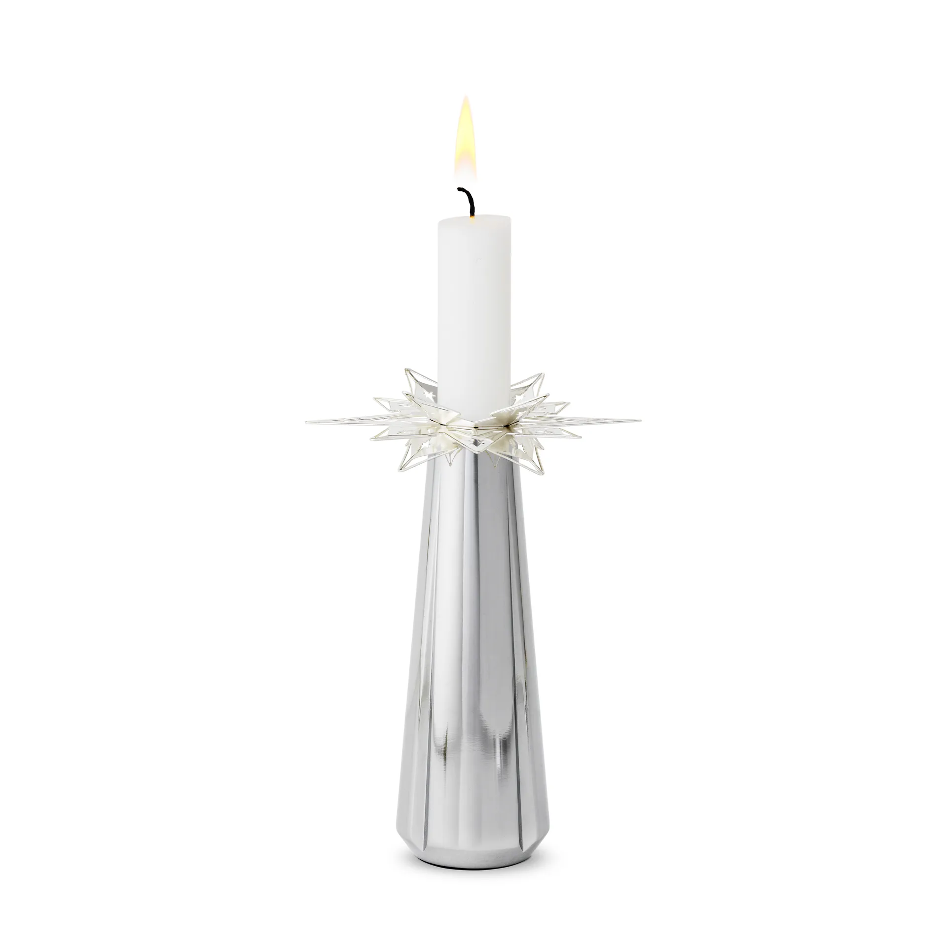 Anel estrela 3 cm 2-unidades Karen Blixen, Prateado Rosendahl