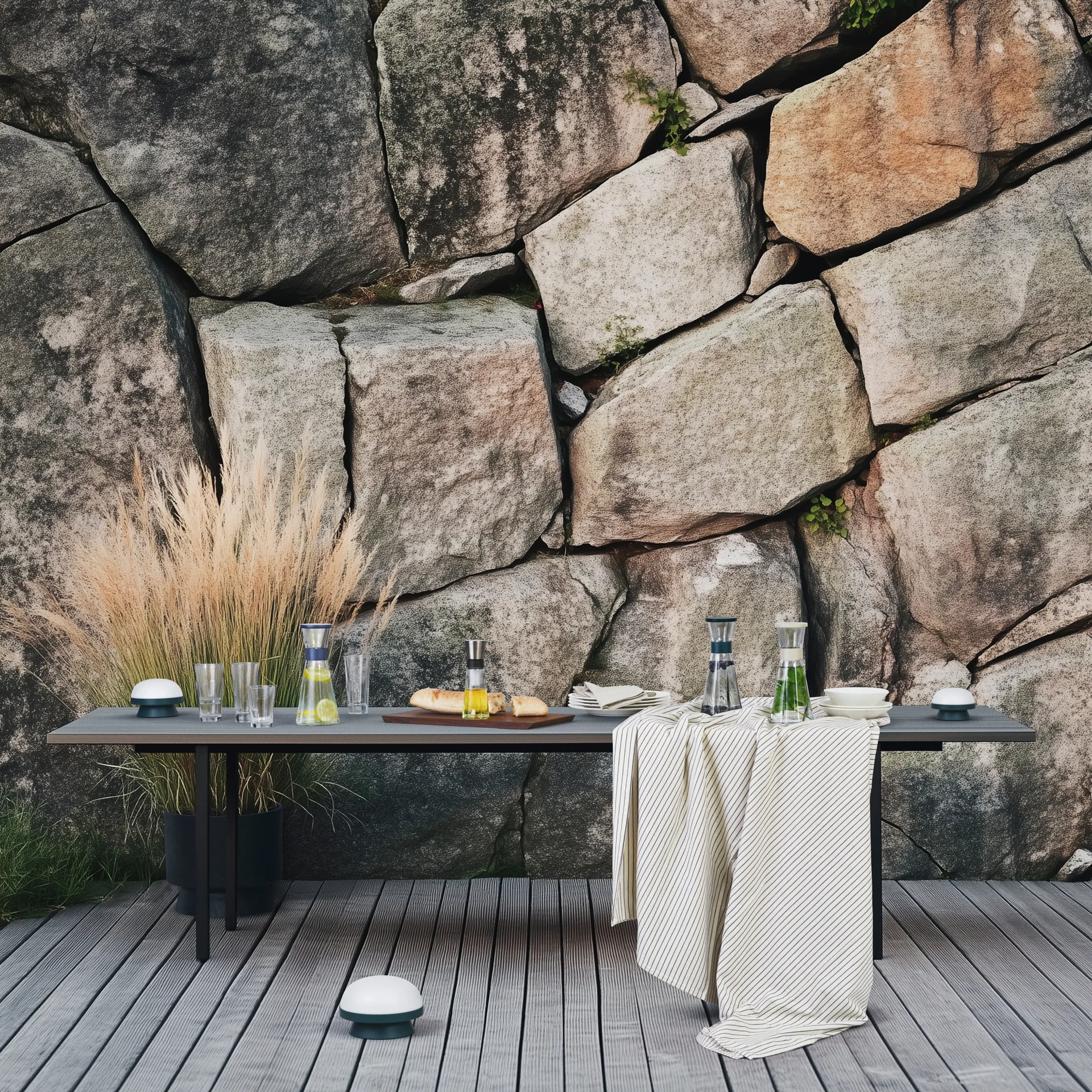 Candeeiro solar Soft Spot dots Ø21 cm, Forest green Rosendahl