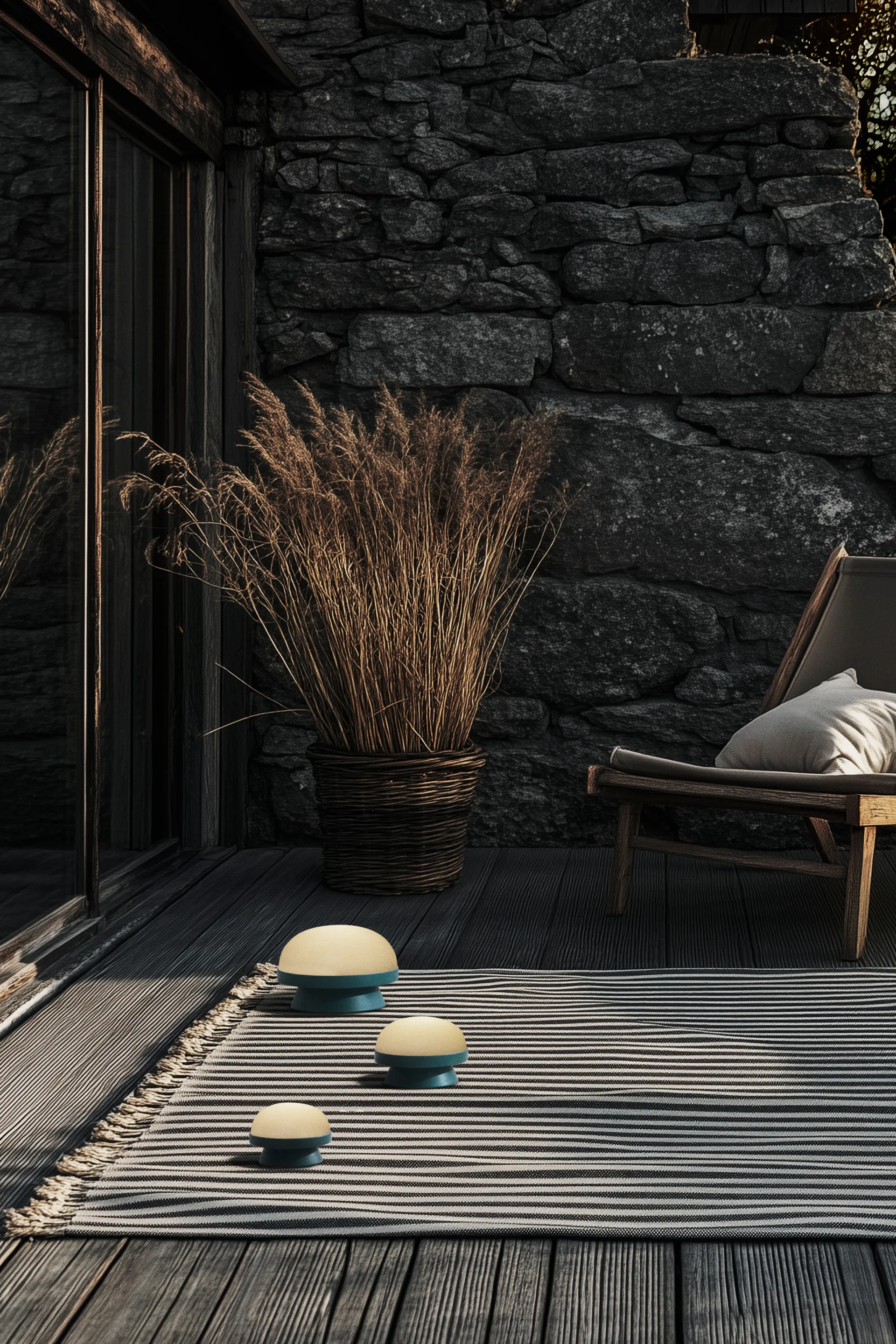 Candeeiro solar Soft Spot dots Ø21 cm, Forest green Rosendahl