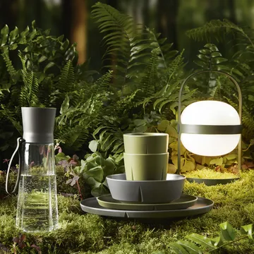 Candeeiro solar verde azeitona Soft Spot - 25 cm  - Rosendahl