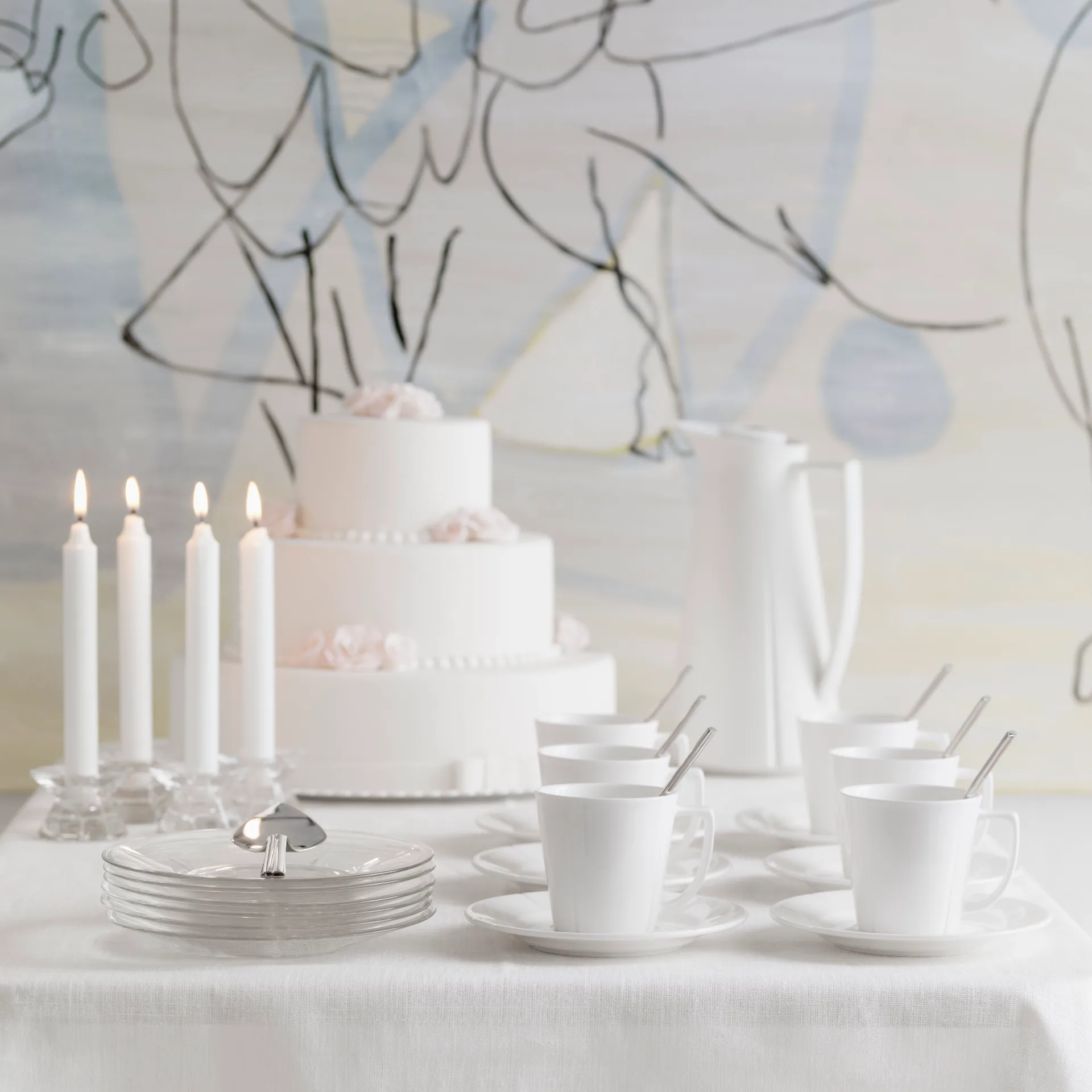 Caneca Grand Cru, 2 un., branco Rosendahl