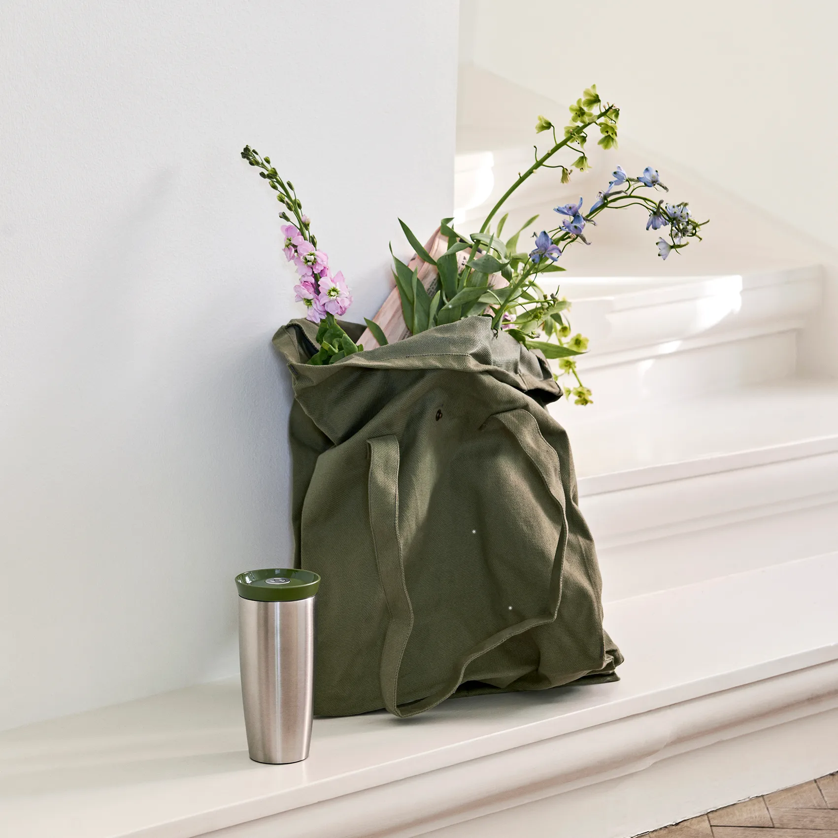 Caneca Grand Cru thermos 40 cl, Verde azeitona Rosendahl