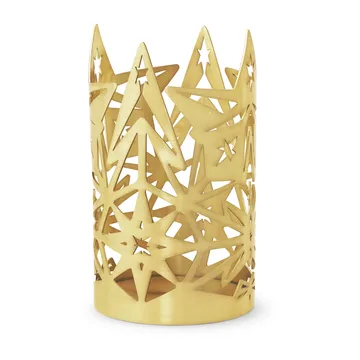 Castiçal 13,5 cm Karen Blixen - Dourada - Rosendahl