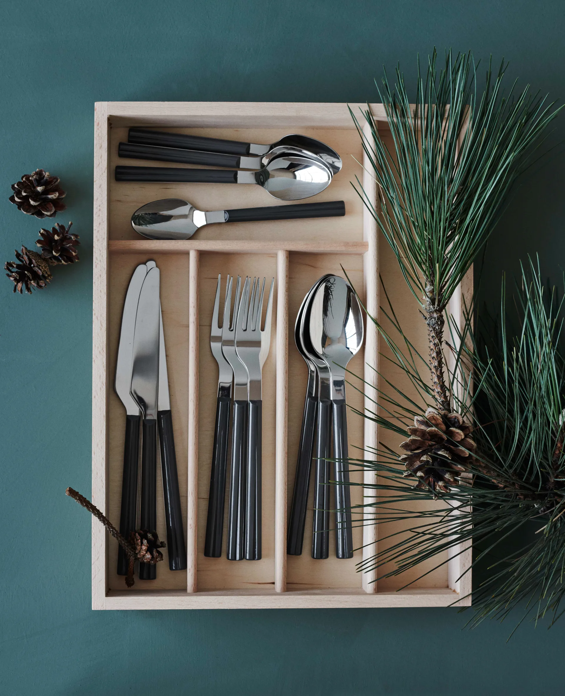 Conjunto de talheres de 16 peças Grand Cru Bistro , Cinzento Rosendahl