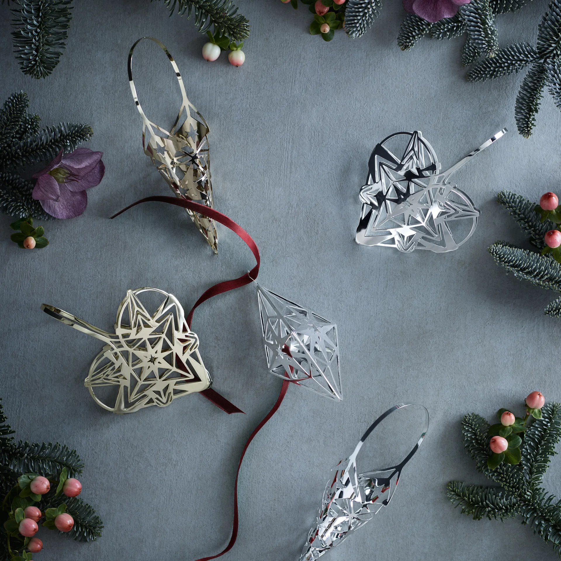 Coração suspenso 12,8 cm Karen Blixen , Dourado Rosendahl