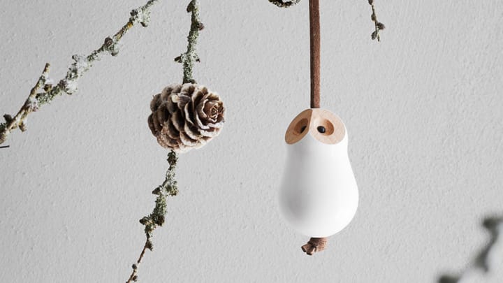 Coruja Forest tales Ø4 cm, Branco  Rosendahl