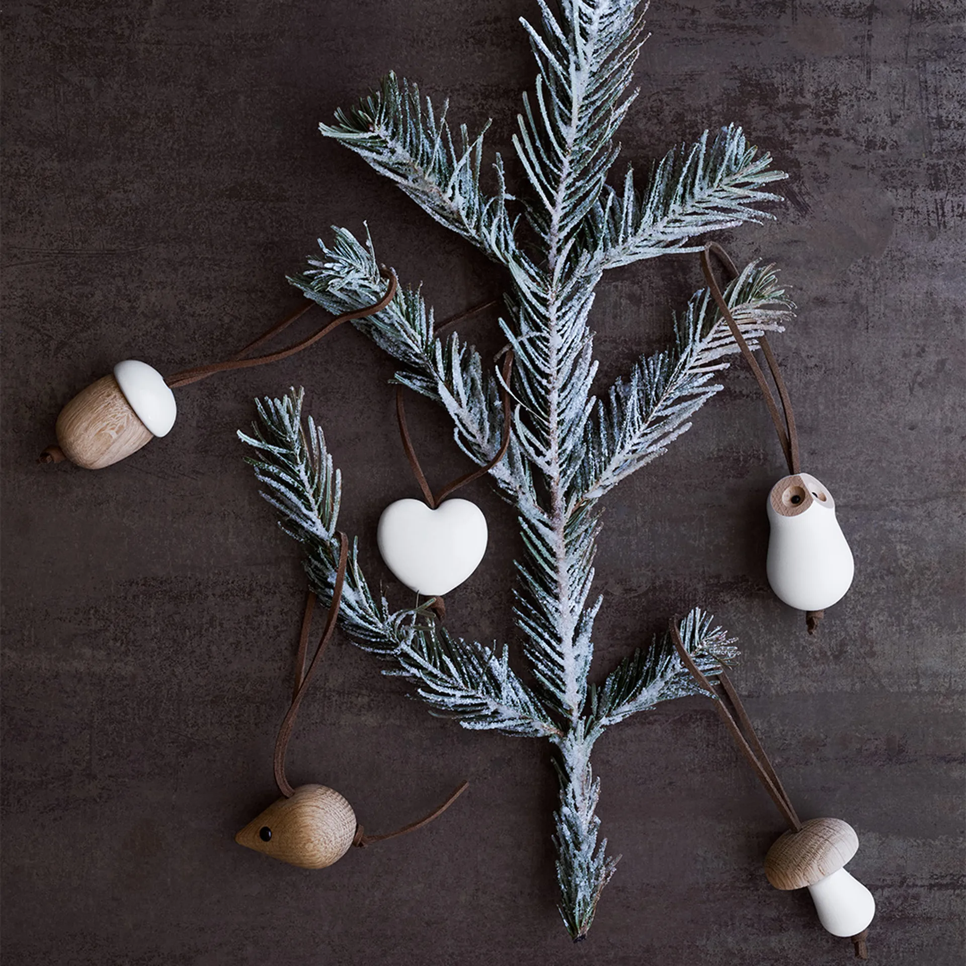 Coruja Forest tales Ø4 cm, Branco  Rosendahl