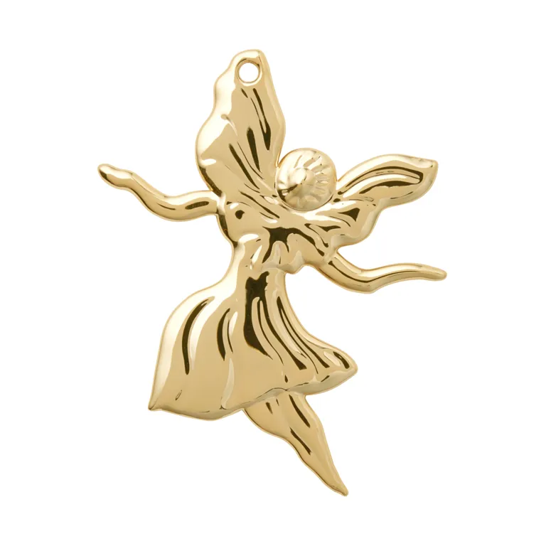 Enfeite de Natal Dancing Angel 7 cm, Folheado a ouro Rosendahl